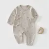 Ropa para Recién Nacidos Categoría Primavera y Otoño un Mono de Algodón para Bebé Ropa de Mariposa de Manga Larga de Modal Pijamas para Bebé Recién Nacido