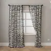 Novas Cortinas de Linho de Bambu com Estampa de Tulipa Floral Fresca Estilo Ins Coreano Prontas para Envio Transfronteiriço