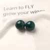 Japonés y Coreano Retro Redondo Coloridos Cintura Alta Resina Medio Círculo Parche DIY Pendientes Accesorios para Orejas Funda de Teléfono Materiales Venta al por Mayor