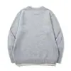 Rumeng marca retrô minimalista moderna estilo japonês, visual duas peças, suéter de gola redonda color block, blusa de tricô casual masculina de corte solto para o outono