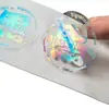 Etiquetas Adhesivas Personalizadas con Estampado en Caliente y Estampado Plateado, Pegatinas, Pegatinas para Sellar Cajas de Empaque, Etiquetas Adhesivas Transparentes Plateadas Láser