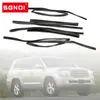 Adecuado para Land Cruiser Lc80 Canaleta de Guía de Vidrio Tira de Sellado de Ranura de Barro Tira de Canaleta Deslizante Vidrio Ranura de Barro