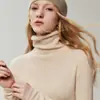 Suéter de malha 100% cashmere puro, elegante, macio e versátil para mulheres, perfeito como peça de base, com barra enrolada