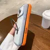Funda Magnética de Dos Tonos para iPhone 17 Pro Max con Soporte Llamativo, Cubierta Protectora Creativa Anti-Caídas para Apple 16