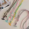 Teléfono Móvil Cuerda Larga de Dos Colores Anti-Pérdida Colgante Fuerte Personalizado para Parte Trasera Lateral Colgante Diagonal Hebilla Doble Cuerda Larga Ajustable