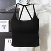 Nuevo Top Halter Cuadrado Elegante y Único con Diseño de Espalda Estilo Mariposa, Copas Integradas, Camisola sin Mangas Versátil y Cómoda para Mujer