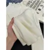 Deslumbrante suéter de tricô rendado com gola semi-alta para mulheres, adequado para outono e inverno, perfeito para usar em camadas, com bordas plissadas, macio e aconchegante