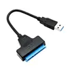 Cable Sata a USB Easy Drive con Orificio de Alimentación DC Adaptador Lector de Disco Mecánico/de Estado Sólido de 2.5/3.5"