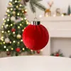 Bolas de Natal Envoltas em Tecido de Comércio Exterior Mais Vendidas para Decoração de Interiores Enfeites de Árvore de Natal DIY Bolas de Natal de Tecido em Estoque