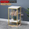 Prateleira de flores de ferro forjado Sala de estar doméstica Varanda interna Rack de flores Rack de armazenamento Piso Multicamadas Verde Candelia Carlis Prateleira da bacia