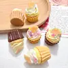 Accesorios de Resina Hechos a Mano para DIY, Pegamento de Crema, Juguetes de Comida, Cupcakes de Crema, Decoraciones para Casas de Muñecas, Mini Adornos