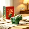Patrimônio Cultural Imaterial de Luoyang Cerâmica Tang Sancai Cavalo Gordo Pequeno Ornamento de Mesa Cultural Histórico Criativo Artesanato de Cavalo de Porcelana Peça Única Atacado