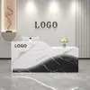 Mostrador de bar nuevo estilo caja registradora simple moderno recepción mostrador de recepción ropa té de leche tienda de conveniencia gabinete de caja registradora mostrador de bar pequeño