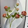 Rosas Simuladas, Ramos de Flores Artificiales, Ramos de Boda, Arreglos de Escena de Flores Simuladas Listos, Decoraciones de Flores Artificiales de Rosa
