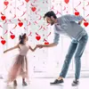 Venta Directa de Fábrica Colgante de Corazón Espiral Juego de 6 Piezas Decoración de Corazón con Lentejuelas Decoración de San Valentín Accesorios Decoración de Fiesta