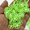 Enchimento para slime de bolinhas feito à mão, blocos de construção redondos, bolinhas antiestresse, blocos de matriz mágica de partículas pequenas, acessórios de blocos de roda