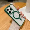 Funda magnética acrílica mate con tacto de piel para poros grandes para Samsung S24FE5G S23/S24 a prueba de caídas ins