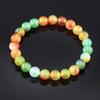 Pulsera elástica de Ojo de Tigre Amatista, Piedra Rosa, Ágata, Cuentas de Colores Mixtos de Amazon Temu