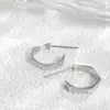 Pendientes Geométricos Hexagonales de Acero Inoxidable, Simples y Elegantes, para el Viaje Diario, Versátiles y que no se Desvanecen, Venta al por Mayor para Mujeres