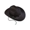 Sombrero de vaquero con remaches de fábrica para venta al por mayor fiesta de Halloween drama actuación teatral sombrero de vaquero occidental