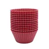 Forma de Silicone para Bolo 7cm Atacado Transfronteiriço Forma para Muffin Pode Ser Assada e Cozida no Vapor e é Resistente a Altas Temperaturas Molde Pequeno para Bolo 5 Peças Assar