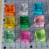 Novo Produto Cubo de Gelo Artificial Transparente Miniatura Resina Brinquedo de Comida Popular Mini Comida Joias Acessórios DIY Enfeites