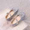 Zapatos de Cristal de Princesa para Niña Zapatos Infantiles de Suela Blanda 2026 Nuevos Zapatos Formales de Una Sola Pieza Primavera Verano Zapatos de Piel Zapatos de Piel de Princesa para Niña