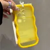 Nuevo producto que se transforma instantáneamente en una funda con ventana grande de borde ondulado, adecuada para la funda del teléfono Apple 18 17Pro, funda dos en uno de color contrastante con tacto de piel 16