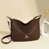 Bolsos de Diseño de Nicho para Mujer, Nuevo Bolso de Hombro Cruzado Retro de Gamuza a la Moda, Versátil Bolsa Tipo Bollo de Gran Capacidad