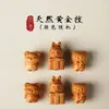 Sándalo Dorado Osito Labubu Gatito Accesorios DIY Cuerda de Mano Tejida a Mano Collar Wenwan Cuentas Budistas Pulseras Accesorios