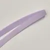 Alça plana em grade quadrada colorida de 1cm em estoque, alça de ombro antiderrapante de pelúcia unilateral, faixa elástica de poliéster escovado para lingerie