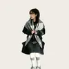 Xale Triangular Dupla Face Duas Cores Retro Coreano Cachecol de Inverno Quente Simples Versátil Peça de Roupa Externa Cachecol Aquecedor de Pescoço Feminino