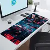 Juego Cyberpunk Tecnología Futurista Alfombrilla de Ratón Súper Grande Tecnología de Gaming E-Sports Alfombrilla de Oficina Extra Grande Borde Antideslizante con Bloqueo