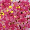 Lentejuelas para globos, Confeti de relleno, Estrellas de colores, Papel para globos transparente color oro rosa, Confeti de cinco puntas, Papel triturado