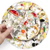 50 adesivos de gatinho pintados à mão papelaria desenho animado animal de estimação fofo animal fofo copo mala adesivo para diário