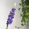 Flor Artificial Delfínio para Salão de Casamento e Arranjos Florais de Hotel, Flor Artificial Delfínio Personalizada