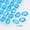 Cristal Dongzhou Translúcido Huevo de Paloma Cristal de Alta Calidad Transparente como el Hielo Ovalado Accesorios para Uñas Artísticas Decoraciones de Uñas Portátiles para DIY
