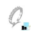 Anillos Creativos y Únicos con Borlas para Comercio Exterior Que No Se Desvanecen, Venta Caliente Transfronteriza de Anillos de Plata Moissanita de Nicho de Alta Gama