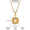 Amazon Venta Caliente Transfronteriza Collar con Colgante Forma de Corazón Corazón de Durazno para Mujer Chapado en Oro Colgante de Gota de Agua Cadena Versátil para Clavícula