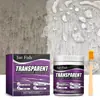 Pegamento Transparente Impermeable Jue Fish para Balcón, Cocina, Pared Exterior, Techo, Relleno de Juntas de Pared, Fácil de Aplicar, Pegamento Impermeable a Prueba de Fugas