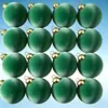 Modelo Novo Transfronteiriço 6-8cm/16Pçs Bolas Aveludadas Enfeites de Árvore de Natal Decoração de Festa Festiva Enfeites Penduráveis para Árvore de Natal