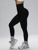 Pantalones de Fitness Europeos y Americanos Sin Costuras de Cintura Alta Levanta Glúteos para Mujer, Pantalones Ajustados de Nueve Puntos para Correr y Deportes al Aire Libre, Pantalones de Yoga para Glúteo de Melocotón