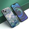 Para iPhone15 comercio exterior nuevo Claude pintura al óleo carcasa de teléfono móvil