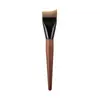 Cangzhou Pincel de Maquillaje Pincel para Base con Forma de Media Luna Cabeza Plana Grande Tipo Cuchilla Pincel Ligero para Base Pincel Facial de Micropuntos con Forma de Arco que No Deja Marca