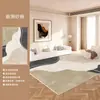 Alfombra Minimalista Estilo Italiano para Uso en el Hogar en Sala de Estar, Dormitorio, Área de Sofá y Mesa de Café, Alfombrilla de Piso de Cobertura Completa para Área Grande, Impermeable y Resistente a las Manchas