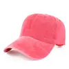 Boné de Baseball de Algodão Lavado com Bordado Transfronteiriço e Personalização de Logotipo Impresso, Boné de Baseball Vintage de Brim Europeu e Americano para Verão Atacado