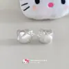 Brincos de Gato Fofo de Desenho Animado com Agulha de Prata 925 para Mulheres, Luxo Acessível, Brincos Escovados de Alta Qualidade, Brincos Elegantes Versáteis para Outono e Inverno