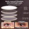 Luz de Relleno de Pantalla Completa para Fábrica Transfronteriza Iluminación para Transmisión en Vivo Lámpara de Luz Suave de Relleno de Belleza para Teléfono Móvil de Transmisor Profesional Escritorio