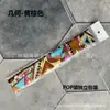 Bolsa Pop Empaquetada Individualmente con Asa Larga, Envuelto con Pañuelo de Seda, Pañuelo Pequeño de Satén Estampado, Cinta, Cinta de Regalo