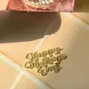 Feliz Dia das Mães Transfronteiriço Decoração de Cupcake Dia das Mães Disco Decorativo Acrílico Gravado